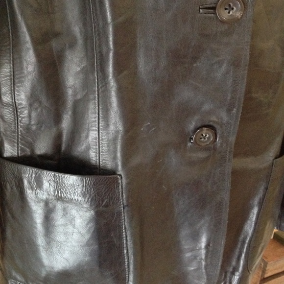 Timeless fine leather blazer in EUC - Picture 3 of 8